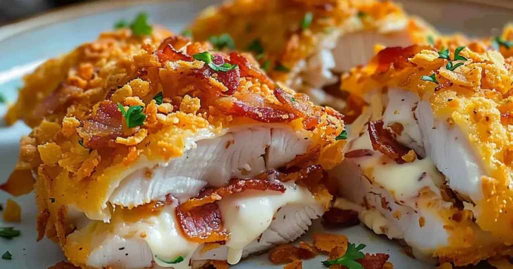 Delicious Cream Cheese and Bacon Stuffed Doritos Chicken Recipe : Step-by-Step Guide