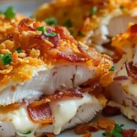 Cream Cheese and Bacon Stuffed Doritos Chicken recipe