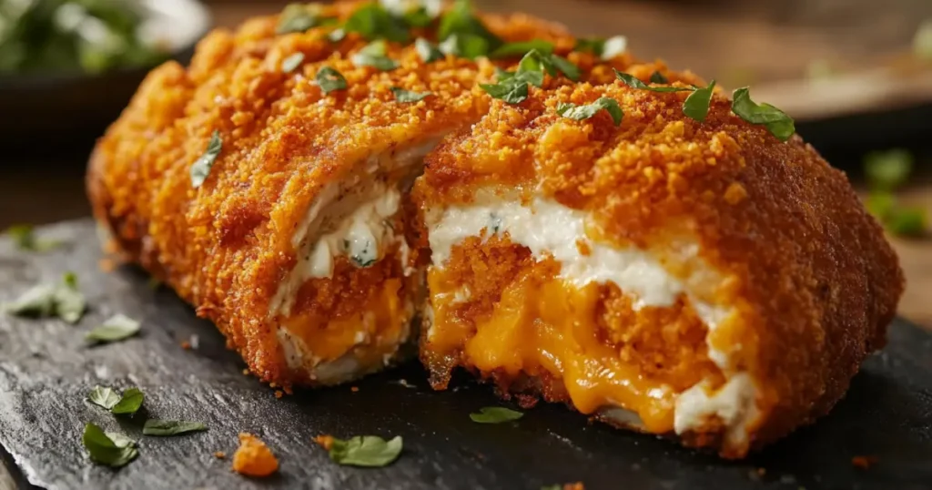 Doritos and Cream Cheese Stuffed Chicken 3